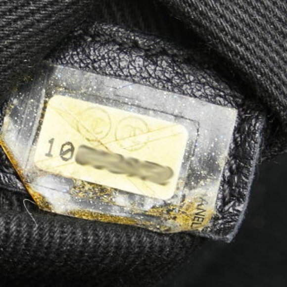 CHANEL Cocomark Vanity Bag Cosmetic Pouch Black Caviar Skin - Picture 7 of 10